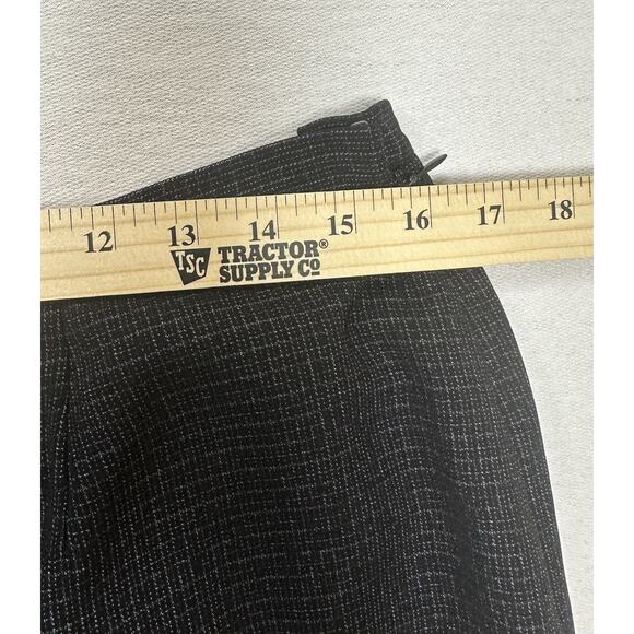 Le Suit Womens Pant Suit Size 14 in Black Speckle Y2K Career Workwear VTG Lined - Picture 7 of 9